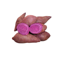 Purple sweet potato cut dice frozen