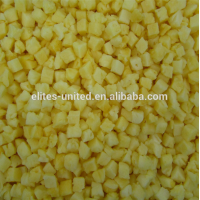 Supply chinese high quality ananas pineapple iqf frozen pineapple